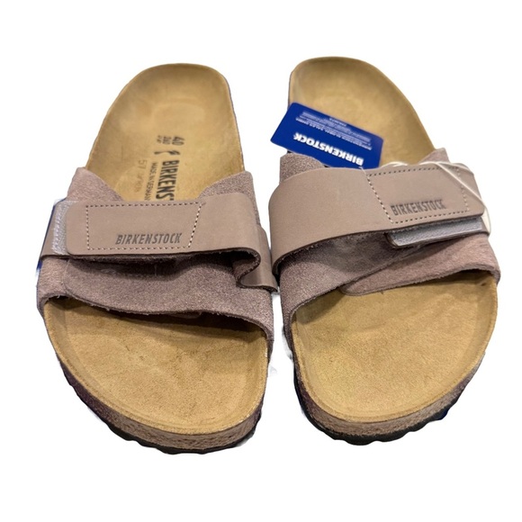 Birkenstock Women’s Oida Suede Leather Sandals Washed Purple Size US 9-9.5 NEW! - Picture 1 of 7